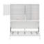 Lit escamotable polyvalent et peu encombrant avec caractéristiques avancées et design élégant-499928854
