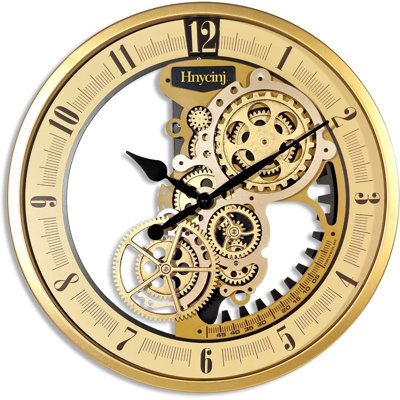 Horloge murale industrielle industrielle Steampunk