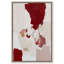 "Impasto Red I", impression murale encadrée par Art Remedy, cadre argenté, 24 x 36-470375415-470375418