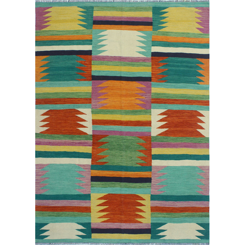 Modern Flatweave Ramiro Red Rug