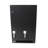 Free Tampon/Napkin Vendor With Push Button Matte Black