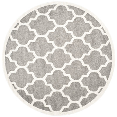 Ammundsen Geometric Dark Grey/Beige Area Rug