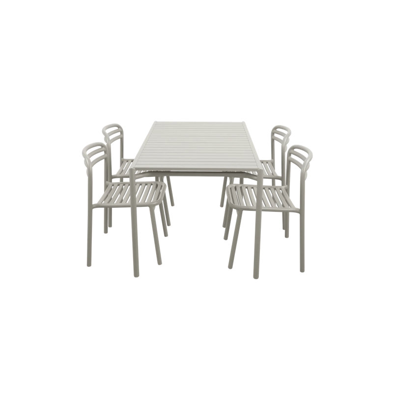 Bliss Dining Table Incl. 2 Chairs, 4, Sand