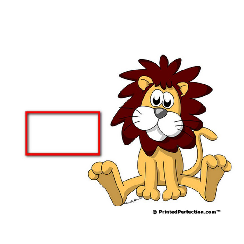 Lion personnalisé - petit porte-clés, Oui