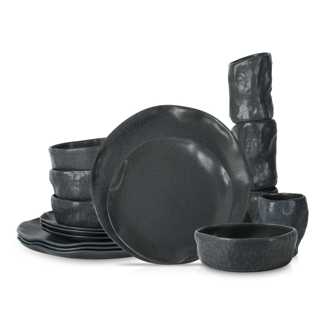 Stone By Mercer Project Atik Dinnerware Set - Service for 4 (Set of 4) Stone By Mercer Project 