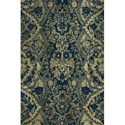 Tapisserie baroque en indigo vieilli II
