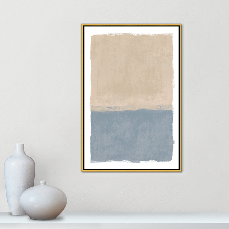 Beach Dreams II Print by Natalie Carpentieri, 25.5'' W x 37.5'' H, Gold Floater