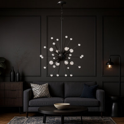Bossier 8-Light 22.25” Wide Sputnik Chandelier