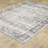 Strouth Machine Washable Performance Charcoal-Gray/Ivory Rug Mat-1128733540