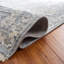 Haj Jalili Hand Knotted Viscose/Cotton/Wool Abstract Rug in Light Blue/Beige-55844836