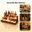 Wine Bottle Rack Brown