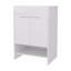 Meuble-lavabo 2 portes avec rangement ouvert