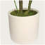 30 po Alocasia artificielle avec pot blanc (ensemble de 2), plante artificielle tropicale réaliste pour la décoration intérieure, le salon, la chambre à coucher et le bureau