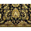 Tapis de couloir oriental noir 3 x 8 Agra Jaipur