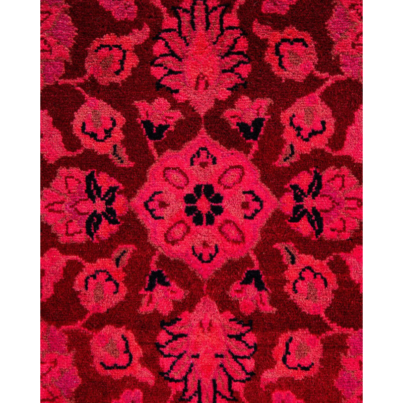 Fine Vibrance One-of-a-Kind 4'2" x 6'4" Hand Knotted Area Rug