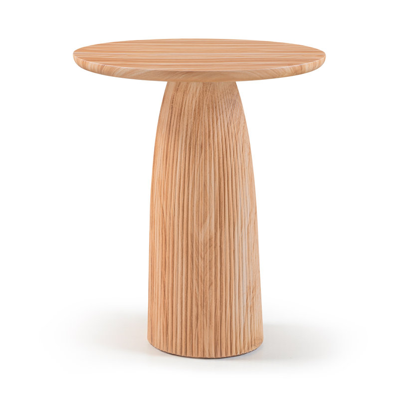 Table de bar Palaghia, H 41,75 po x L 42 po x l 42 po, Blanc