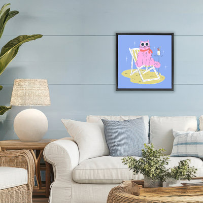 Cadre flottant pour chat Summer Beach Chair, par Krissy Mast