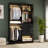 Freestanding Closet System with Drawers and Mirror-307756265