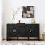 Buffet Mid-Century moderne avec rangement et tablettes réglables-773576011-796435197
