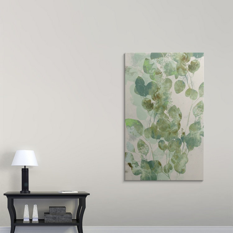 « i » jennifer de la peinture, reproduction d’art Watercolor Eucalyptus, H 24 po x l 15 po x P 1,5 po, Toile