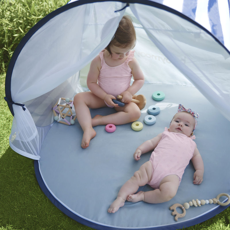2 Person Tent, Blue, 39" H x 33" W x 33" D