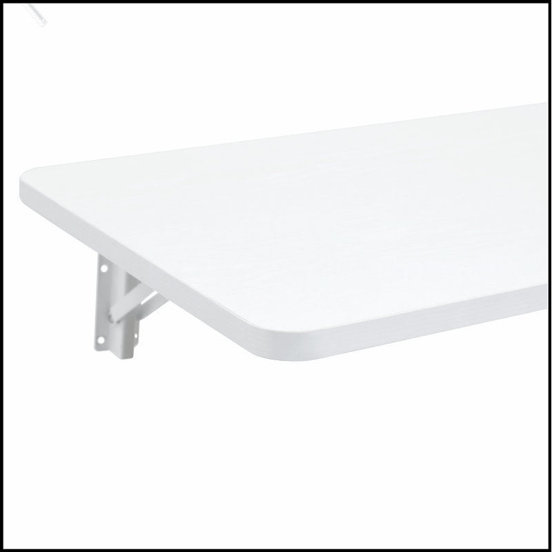 Wall Mounted Folding Table, Space-Saving Floating Desk for Laundry, Kitchen, and Bathroom Use