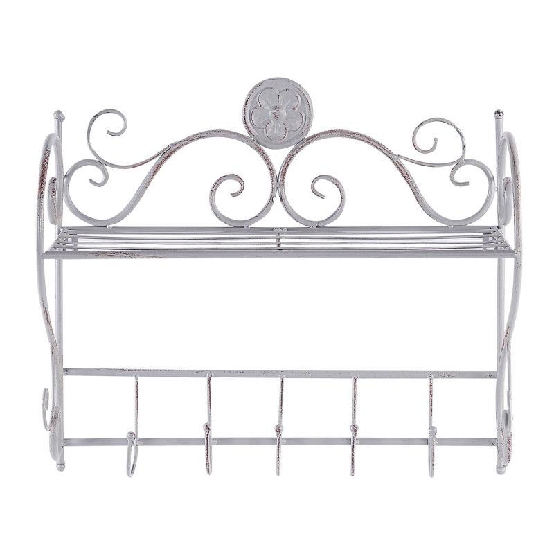 Barnard Metal Accent Shelf, Grey