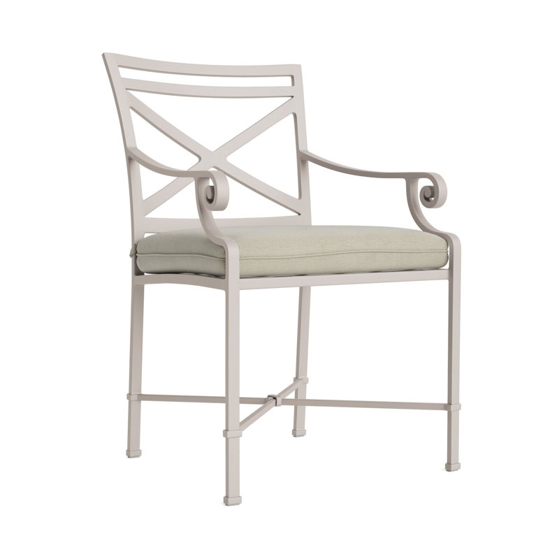 Venetian Outdoor Lounge Chair, Fusion Charcoal, Dove Smooth