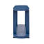 Table d'entrée minimaliste moderne en placage de frêne bleu marine-1003313160