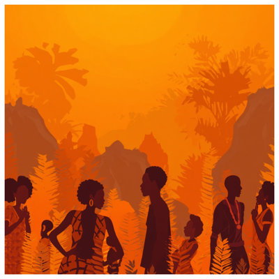 Coussins décoratifs Silhouette People