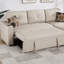 Canapé modulaire convertible en tissu Dorris