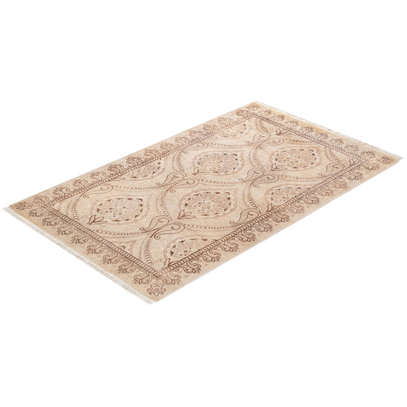 Classic One-of-a-Kind 3'2" X 5'1" Hand Knotted Area Rug