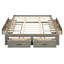 Lit plateforme 6 tiroirs avec rangement-426809741-426809747