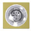 Custom Hobson Non-Turning Glass Knob with Collins Trim-29774511