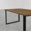 Brinegar Oak Metal Base Dining Table-444356417-444356421
