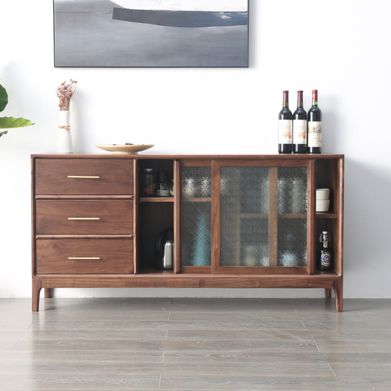 Buffet simple de style moderne et luxueux, H 33,4 po x l 63 po x P 15,7 po
