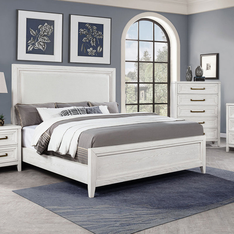 Upholstered Panel Bed