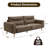 Modern 82" Corduroy Loveseat Sofa Couch for Living Room-1948105946