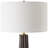 Lavene Dark Scalloped Table Lamp
