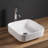 Elanti 15.5'' White Ceramic Square Bathroom Sink