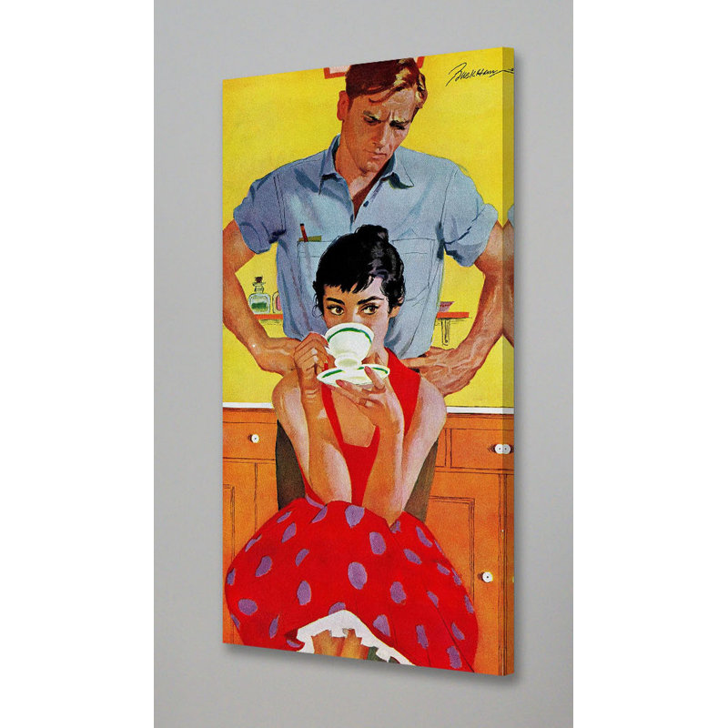 Too Late to Make Up 1 Piece Wrapped Canvas Painting, 61cm H x 30cm W