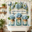 Rideau de douche 1 pièce Vintage Farmhouse