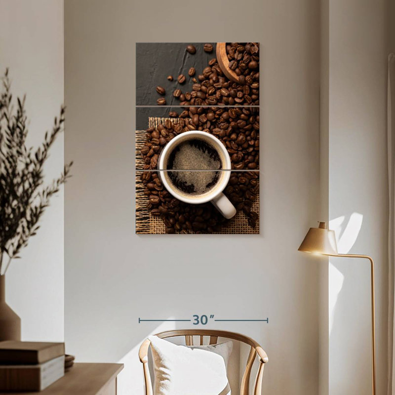 Yarlin Beans To Espresso, 57" H x 36" W