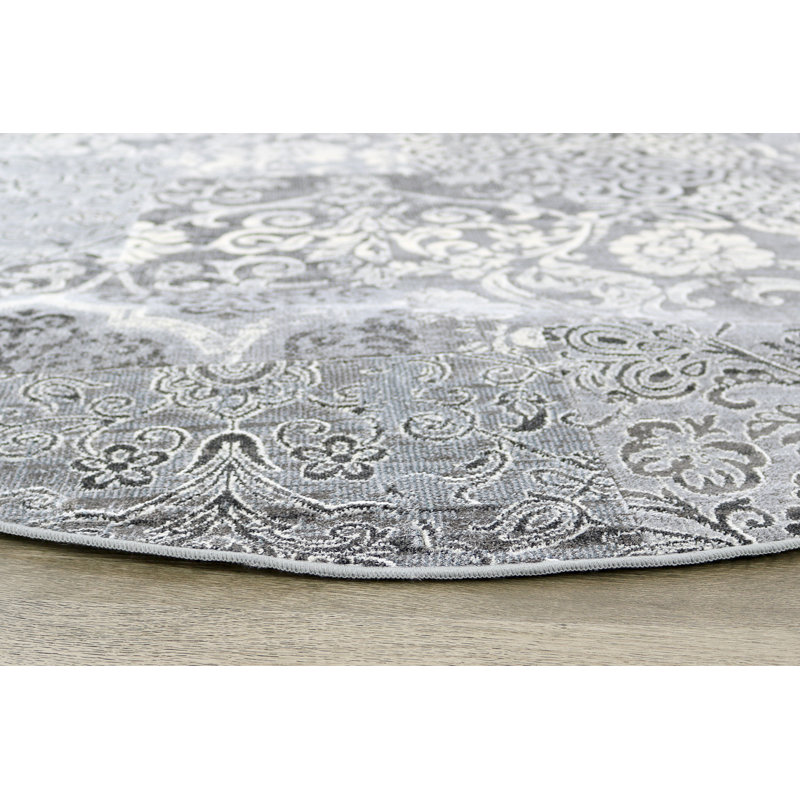 Round Baylor Geometric Area Rug, Round 200cm