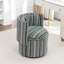 Chaise d'appoint rembourrée avec rangement et roulettes-579056508