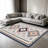 Navy Three Diamond Rug area rugs for Living Room, Soft and Comfortable, Suitable for all seasons, easy to maintain, machine washable Indoor floor mat, Under Table Farmhouse suitable for Bedroom, Dining Room, Study,  Balcony, Home Decor Patio-955106332