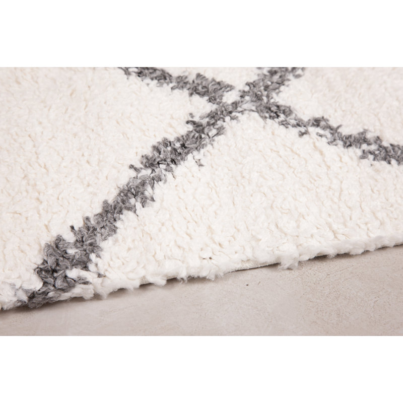 Cedarburg Geometric Shag Area Rug, Rectangle 200 x 290cm