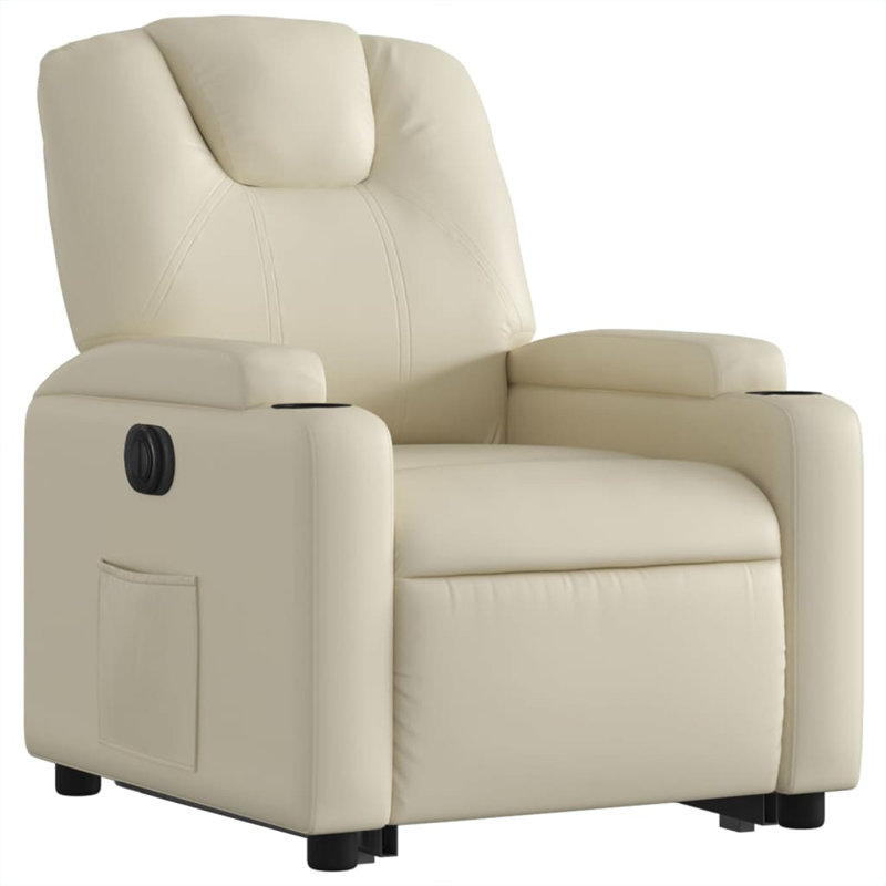 Fauteuil inclinable Latitude Run®, Similicuir crème, Electric Reclining 