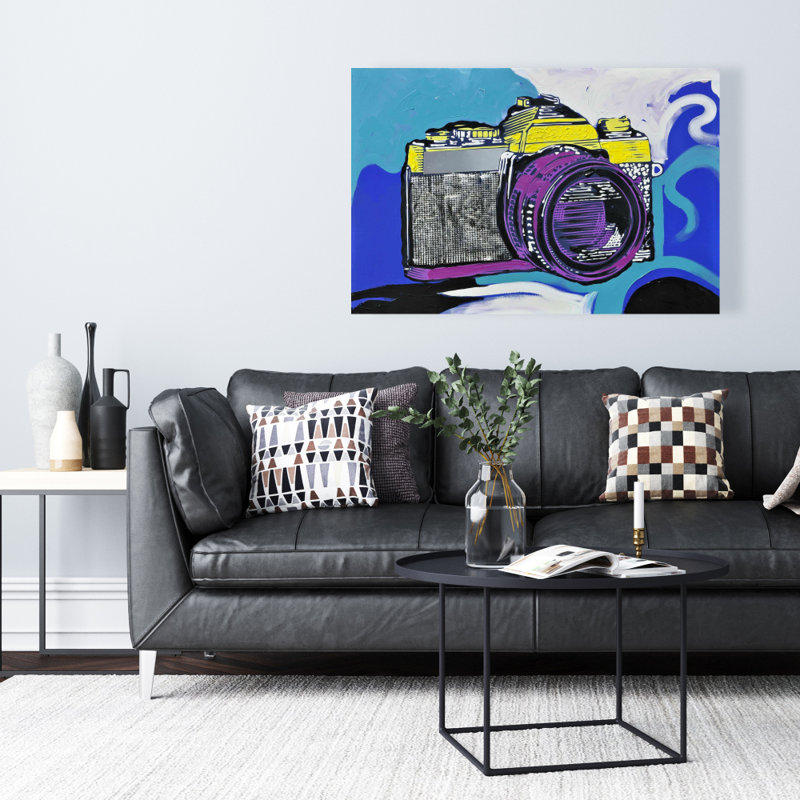 Retro Camera Canvas | Vintage Home Decor | Hobbies Bedroom