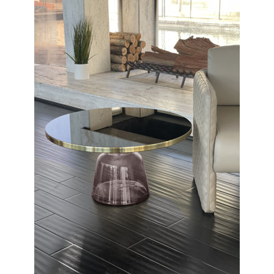     Table basse en verre soufflé à la main Pangea Home Belinda
